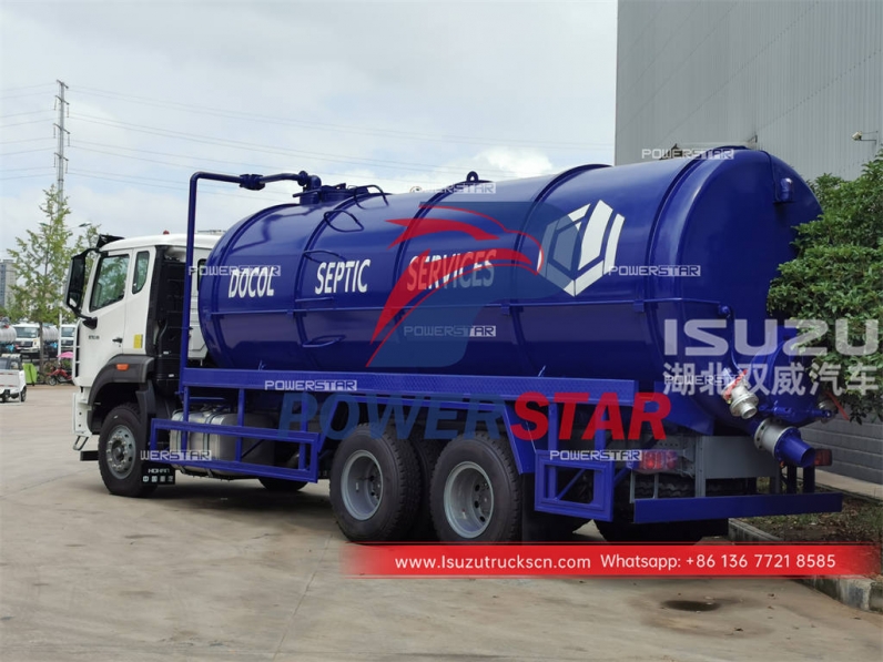 Japane brand ISUZU GIGA vacuum sewage truck at best price