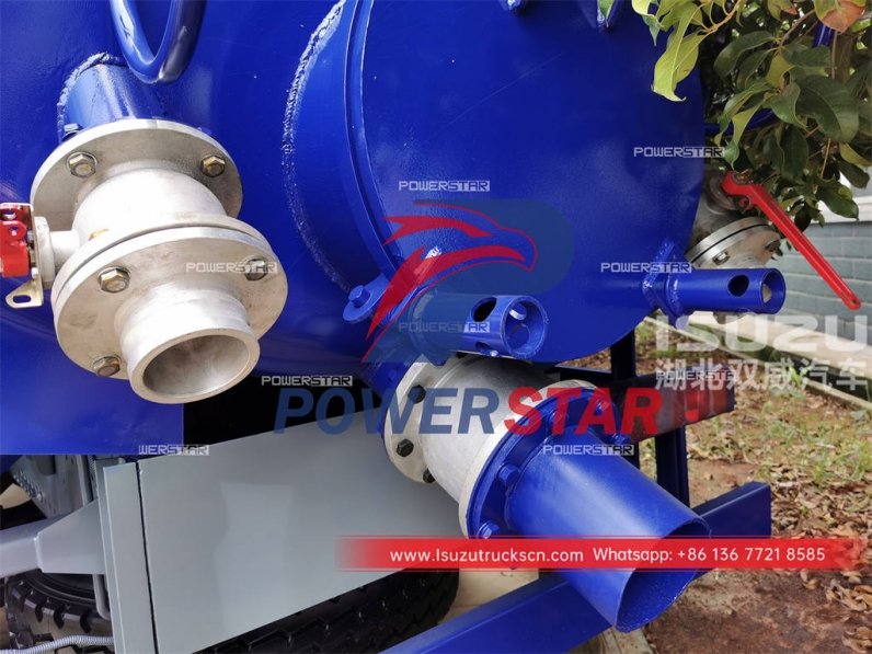 Japane brand ISUZU GIGA vacuum sewage truck at best price