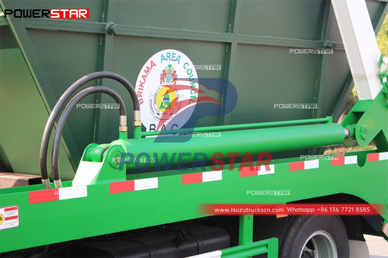 Ethiopia ISUZU ELF 700P 8CBM skip lorry for sale