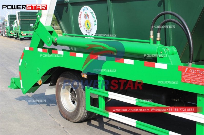 Ethiopia ISUZU ELF 700P 8CBM skip lorry for sale