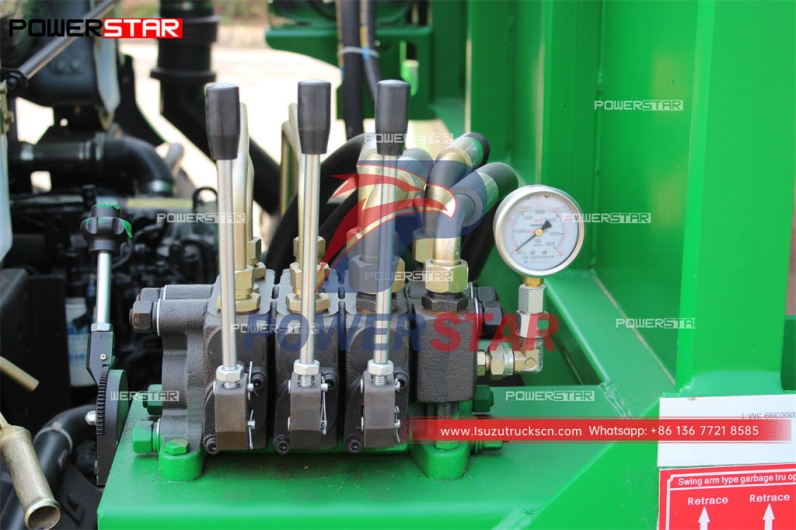 Vietnam ISUZU FTR 10CBM swing arm garbage truck for sale