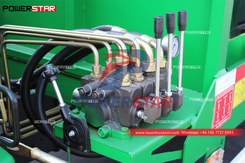 Ethiopia ISUZU ELF 700P 8CBM skip lorry for sale