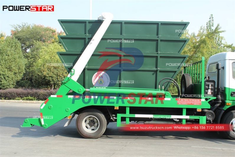 Ethiopia ISUZU ELF 700P 8CBM skip lorry for sale