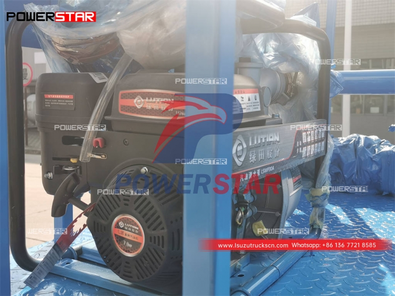 Algeria ISUZU FTR skip loader mounted water tank