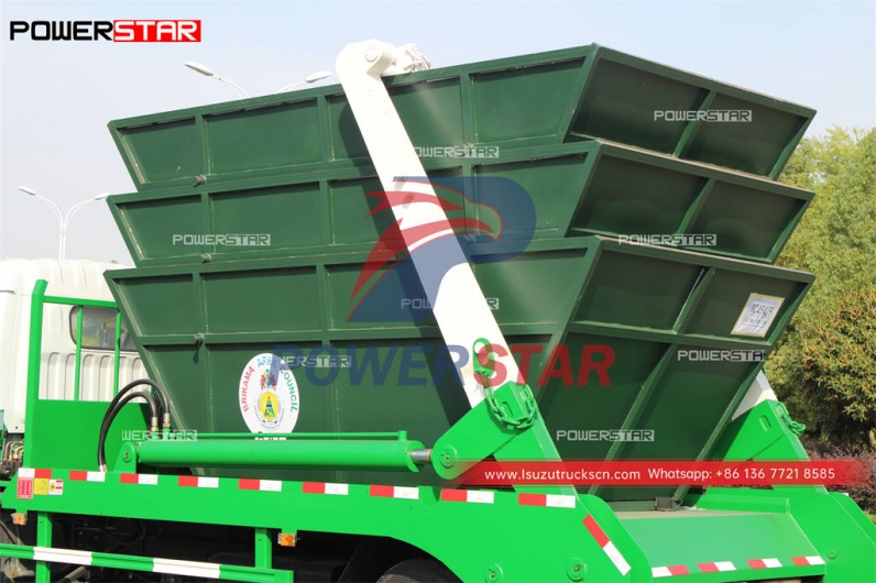 Ethiopia ISUZU ELF 700P 8CBM skip lorry for sale