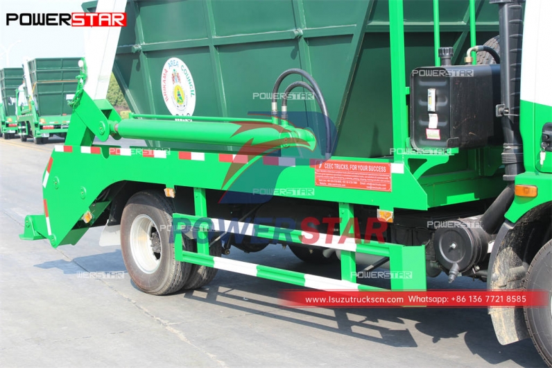 Ethiopia ISUZU ELF 700P 8CBM skip lorry for sale