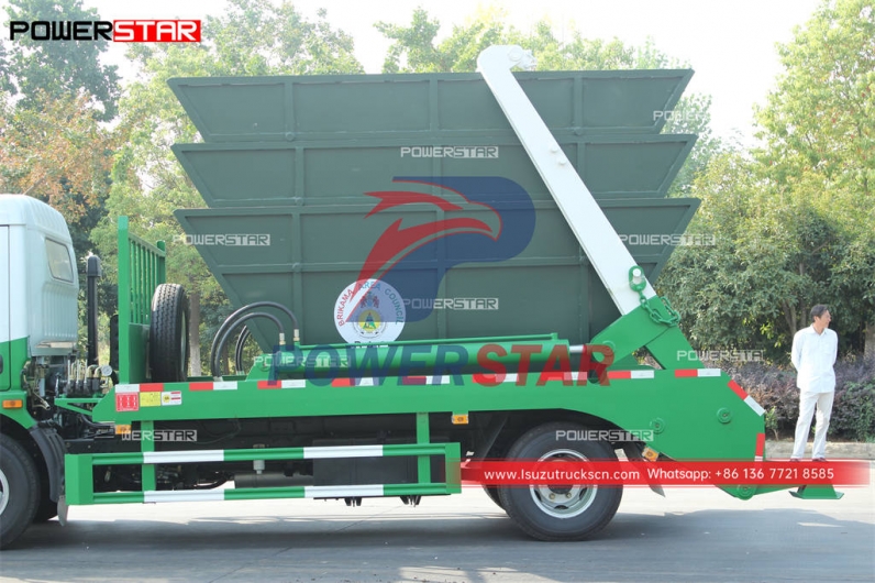 Ethiopia ISUZU ELF 700P 8CBM skip lorry for sale