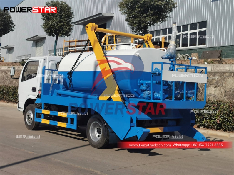 Algeria ISUZU FTR skip loader mounted water tank