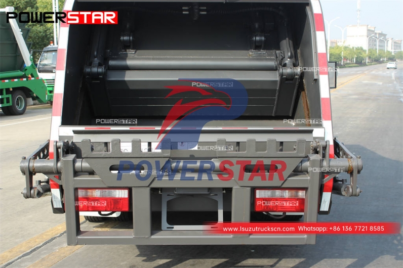 Gambia customized ISUZU 100P rubbish compressor truck