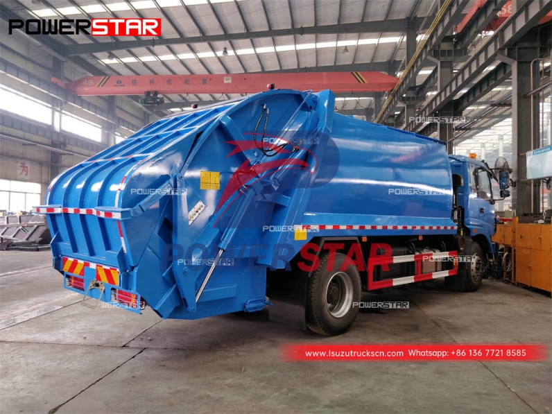 High performance ISUZU GIGA 10 wheeler waste compactor truck