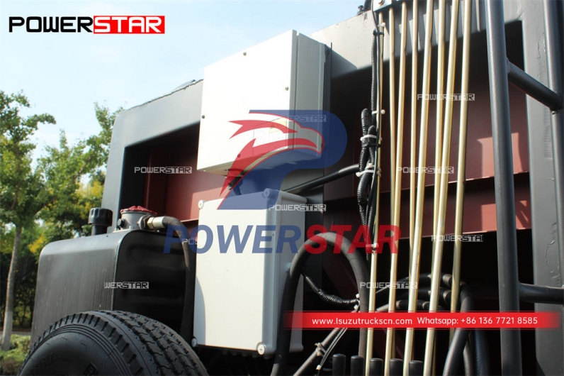 Gambia customized ISUZU 100P rubbish compressor truck