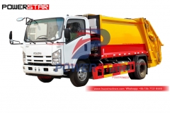 Hot Sale ISUZU 8CBM compressed refuse collection truck at best price