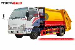 Brand new ISUZU 4CBM garbage compactor truck on sale