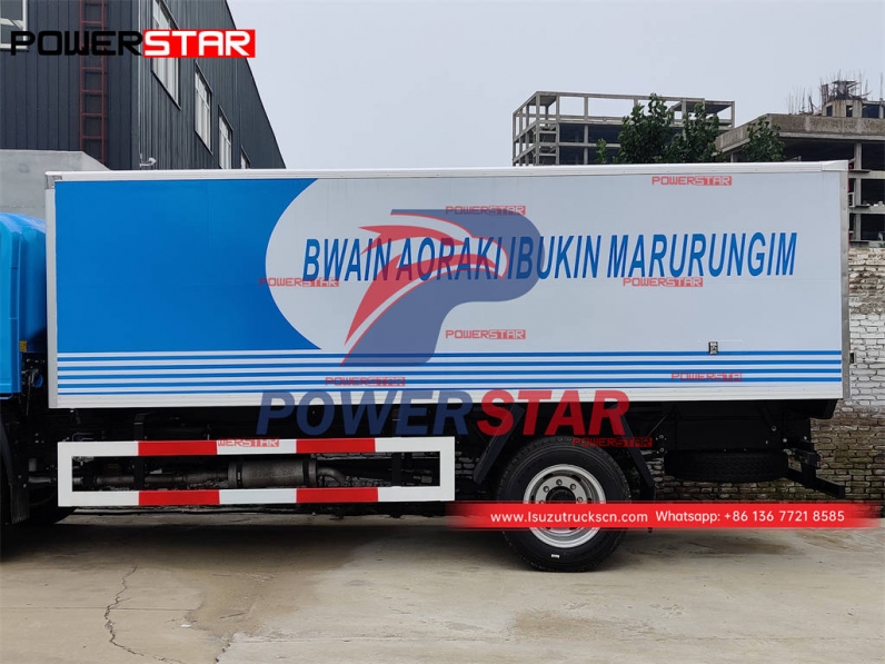 ISUZU GIGA 6 wheeler box van cube truck at best price