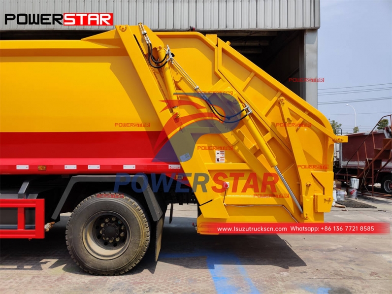 Custom-made ISUZU GIGA 6 wheeler 15 cubic refuse compression truck