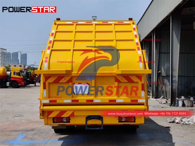 Custom-made ISUZU GIGA 6 wheeler 15 cubic refuse compression truck
