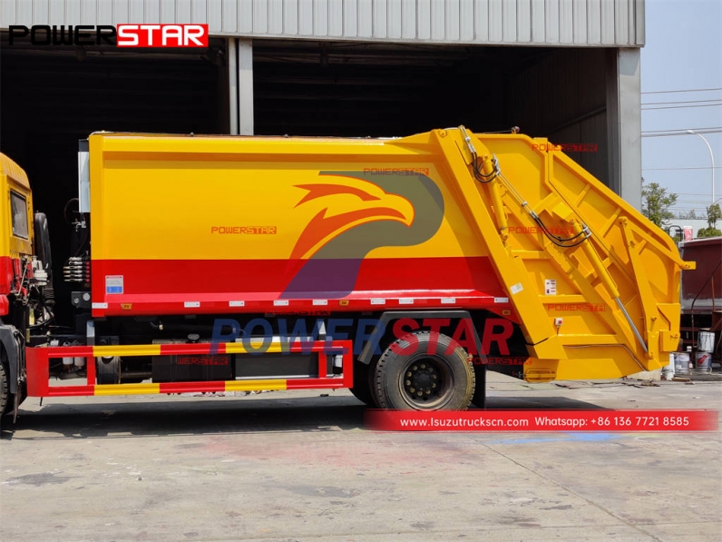 Custom-made ISUZU GIGA 6 wheeler 15 cubic refuse compression truck