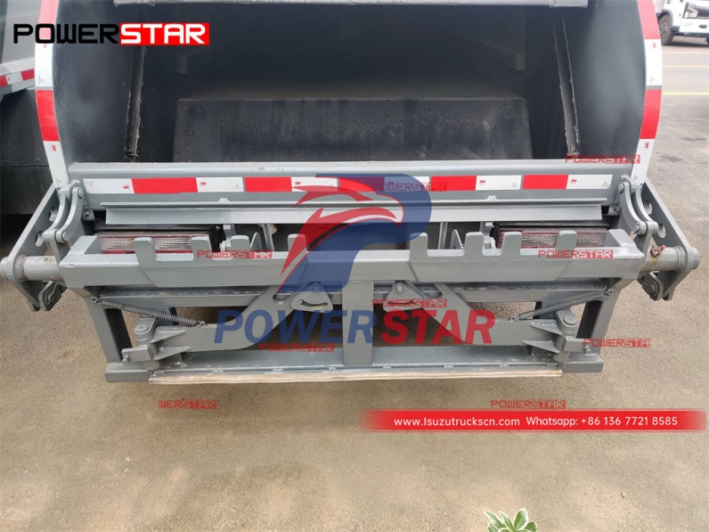 Best-seller ISUZU 700P 8CBM rear loading trash compactor truck on sale