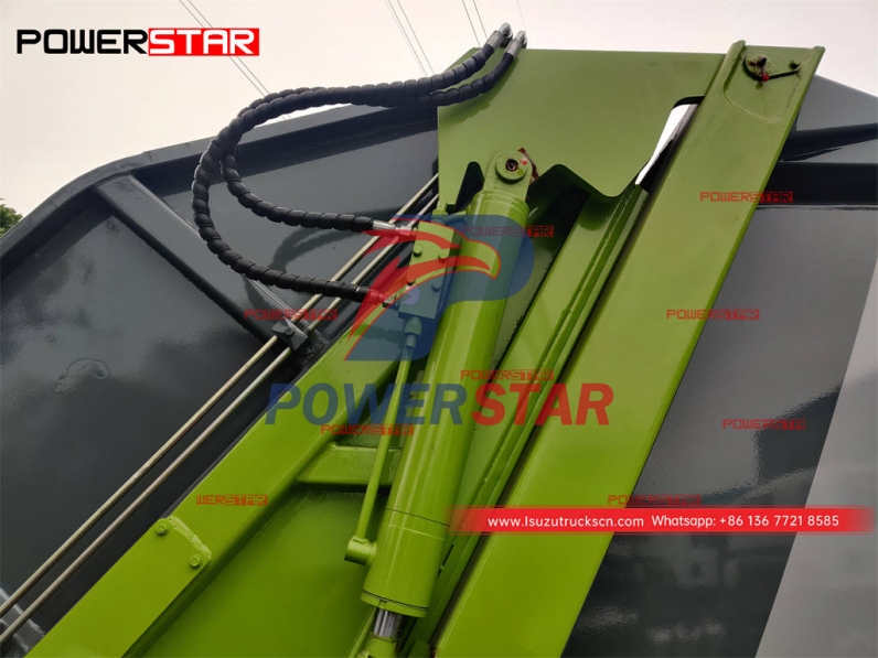 Best-seller ISUZU 700P 8CBM rear loading trash compactor truck on sale
