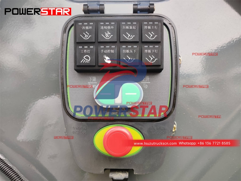 Best-seller ISUZU 700P 8CBM rear loading trash compactor truck on sale