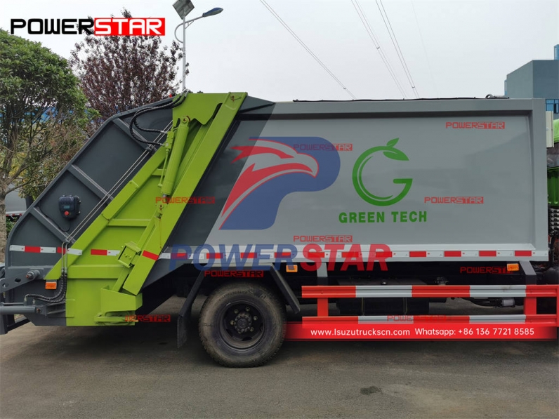 Hot-selling ISUZU 6CBM light duty compressed garbage truck on sale