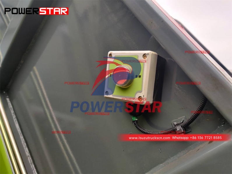Best-seller ISUZU 700P 8CBM rear loading trash compactor truck on sale