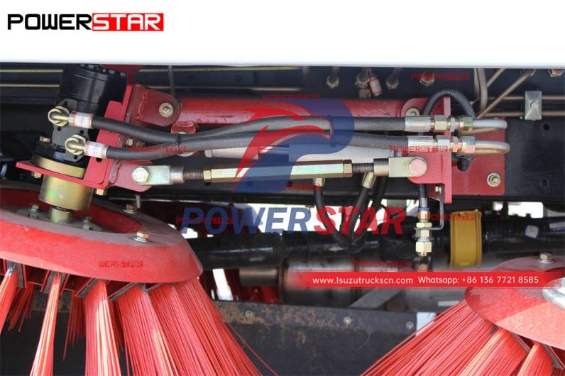 ISUZU NPR/ELF 700P truck mounted street sweeper for sale