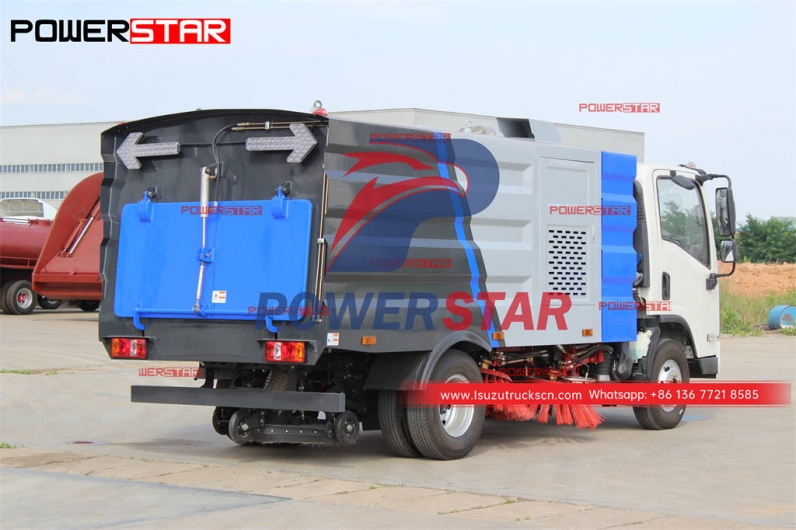 ISUZU NKR/ELF 100P street sweeper truck for sale