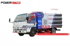 ISUZU NKR/ELF 100P street sweeper truck for sale