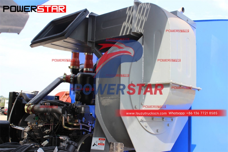 ISUZU NPR/ELF 700P truck mounted street sweeper for sale