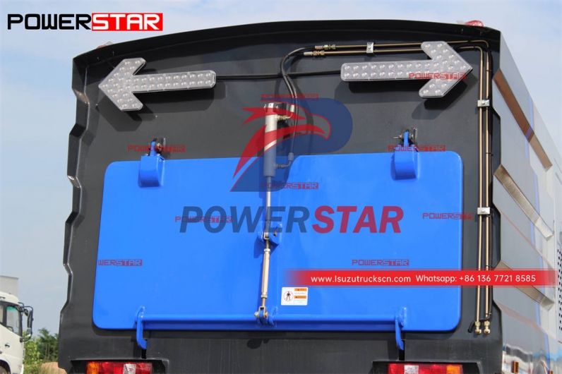 ISUZU NPR/ELF 700P truck mounted street sweeper for sale