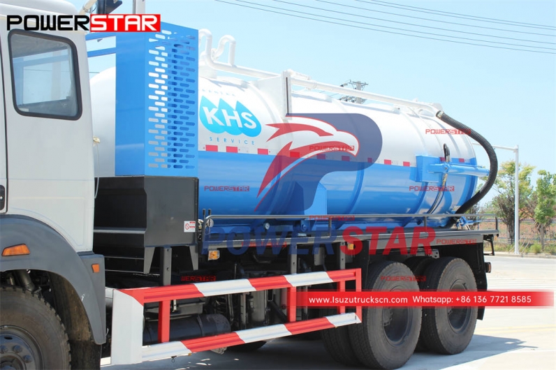 Good price ISUZU GIGA 6×4 heavy duty sewer vacuum cleaner truck for sale