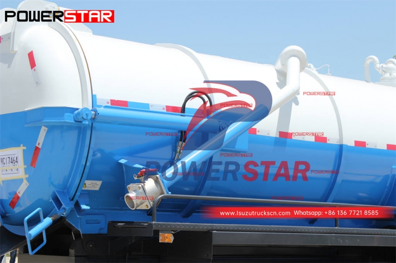Good price ISUZU GIGA 6×4 heavy duty sewer vacuum cleaner truck for sale