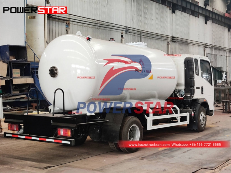ISUZU NPR 6 wheeler 6000L LPG filling truck on sale