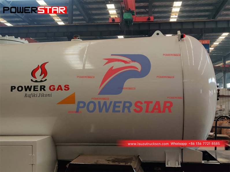 ISUZU NPR 6 wheeler 6000L LPG filling truck on sale