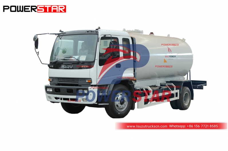 ISUZU FTR LPG tank truck with dispenser at best price