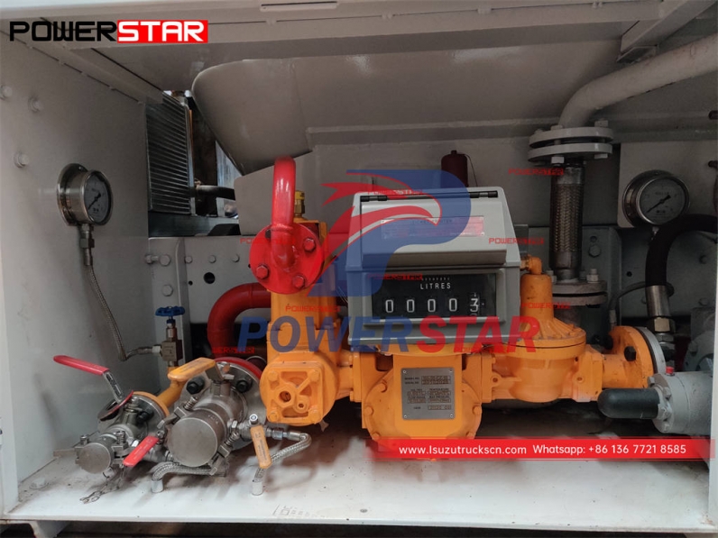 ISUZU NPR 6 wheeler 6000L LPG filling truck on sale