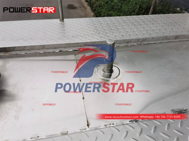 Customized ISUZU GIGA stainless steel milk truck at promotional price