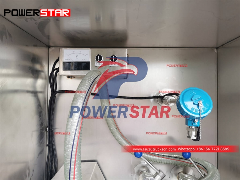 Customized ISUZU GIGA stainless steel milk truck at promotional price