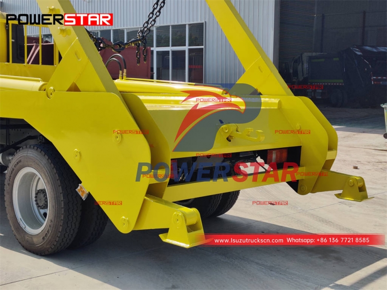 Customized ISUZU FVR 10CBM skip loader garbage truck for sale
