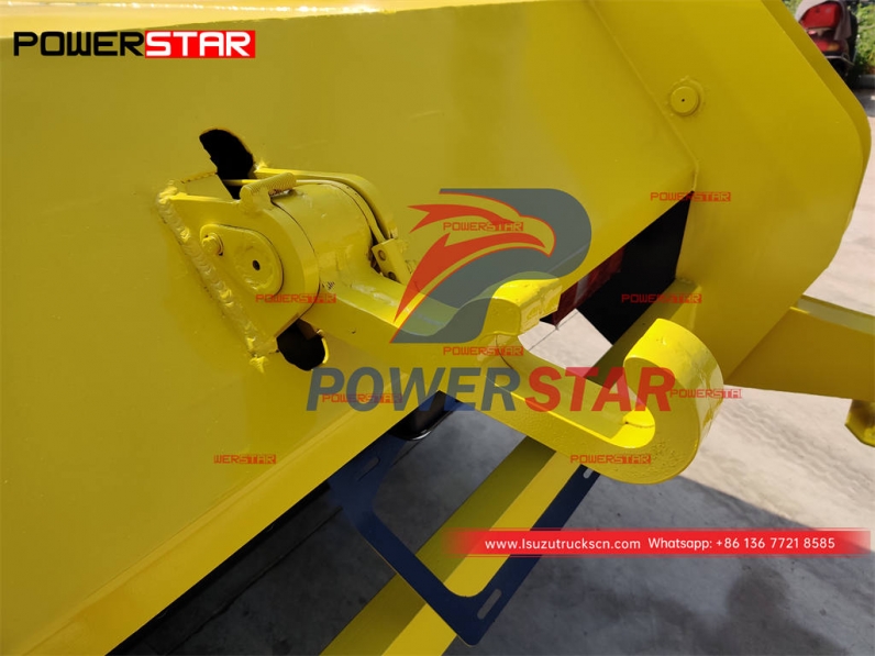 Customized ISUZU FVR 10CBM skip loader garbage truck for sale