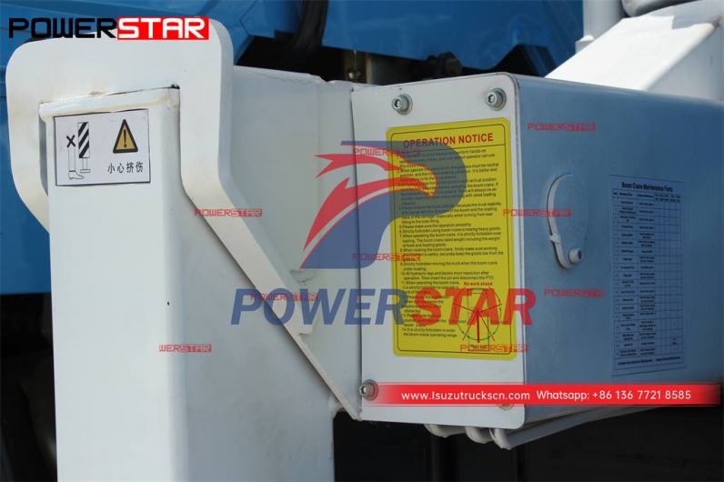 ISUZU FVZ truck with kunckle boom crane at best price