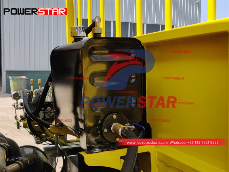 Customized ISUZU FVR 10CBM skip loader garbage truck for sale
