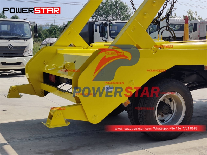 Customized ISUZU FVR 10CBM skip loader garbage truck for sale