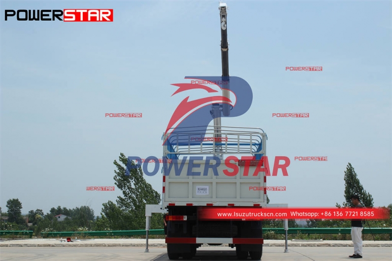 ISUZU GIGA 6×4 truck mounted crane at promotional price