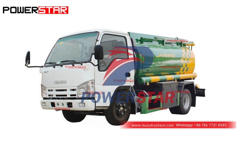 ISUZU NKR 6 wheeler 4000L refueling truck on sale