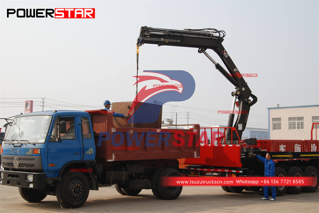 ISUZU GIGA 12 wheeler truck mounted kunckle boom crane