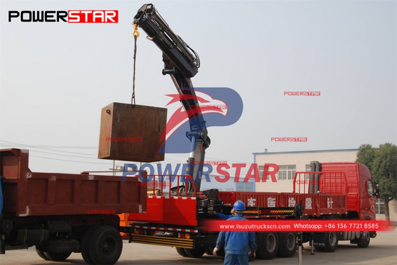 ISUZU GIGA 12 wheeler truck mounted kunckle boom crane