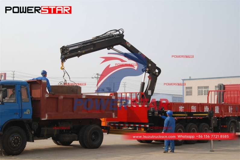 ISUZU GIGA 12 wheeler truck mounted kunckle boom crane