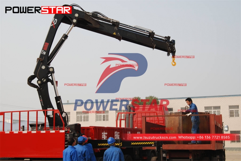 ISUZU GIGA 12 wheeler truck mounted kunckle boom crane